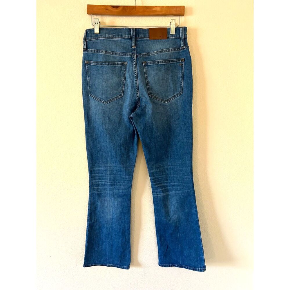 Madewell Cali Demi‎ Boot High-Rise Jeans in Dark Blue Wash Size 28T - Picture 4 of 9